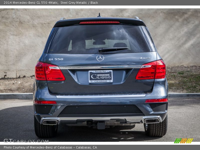 Steel Grey Metallic / Black 2014 Mercedes-Benz GL 550 4Matic