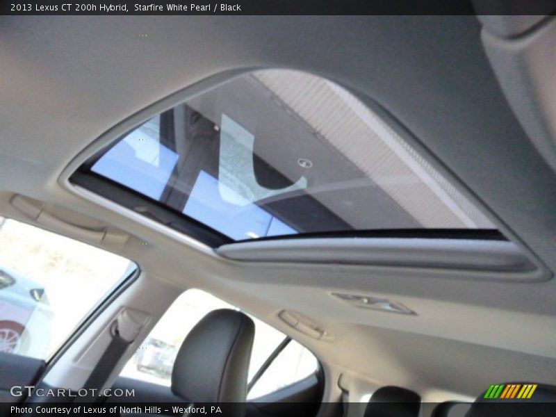 Starfire White Pearl / Black 2013 Lexus CT 200h Hybrid