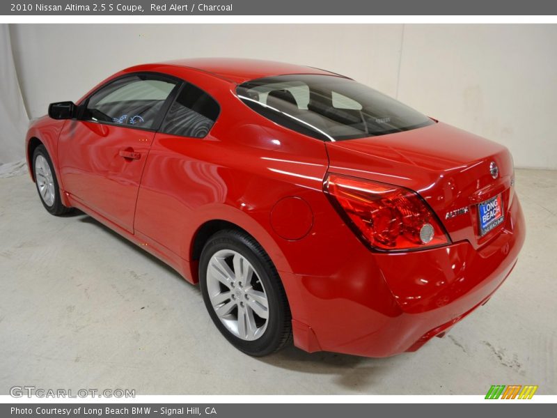 Red Alert / Charcoal 2010 Nissan Altima 2.5 S Coupe
