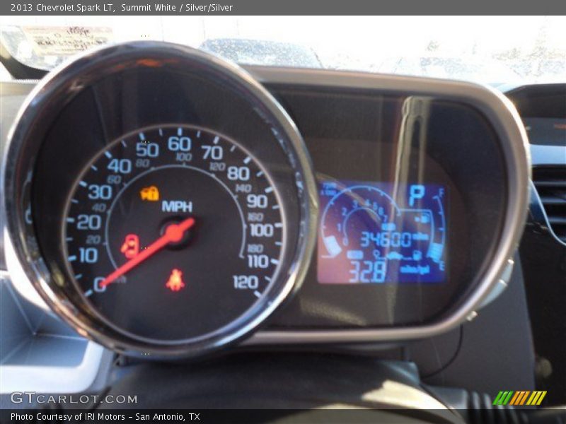 Summit White / Silver/Silver 2013 Chevrolet Spark LT