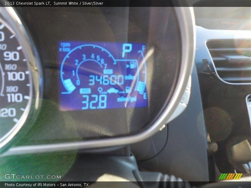 Summit White / Silver/Silver 2013 Chevrolet Spark LT