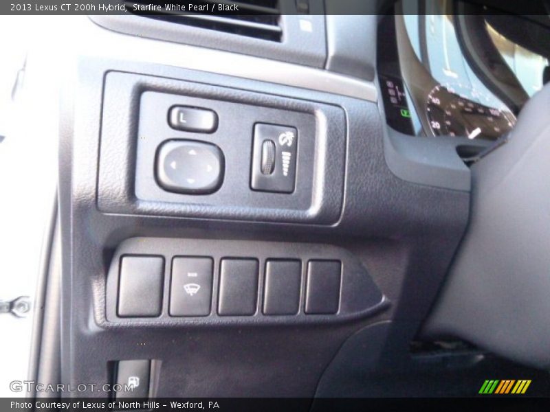 Starfire White Pearl / Black 2013 Lexus CT 200h Hybrid