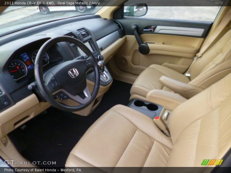 Ivory Interior - 2011 CR-V EX-L 4WD 