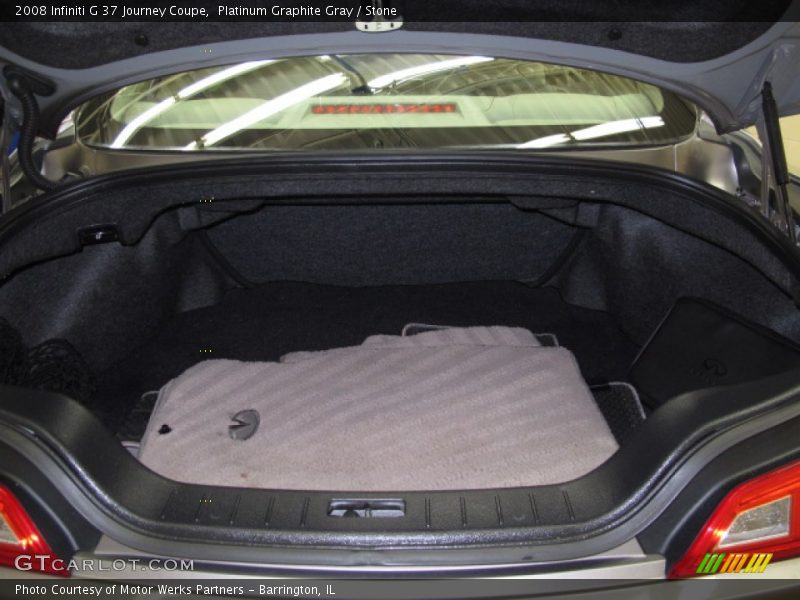Platinum Graphite Gray / Stone 2008 Infiniti G 37 Journey Coupe