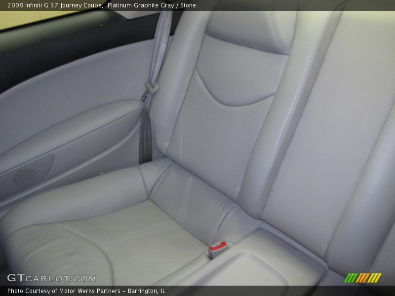 Platinum Graphite Gray / Stone 2008 Infiniti G 37 Journey Coupe