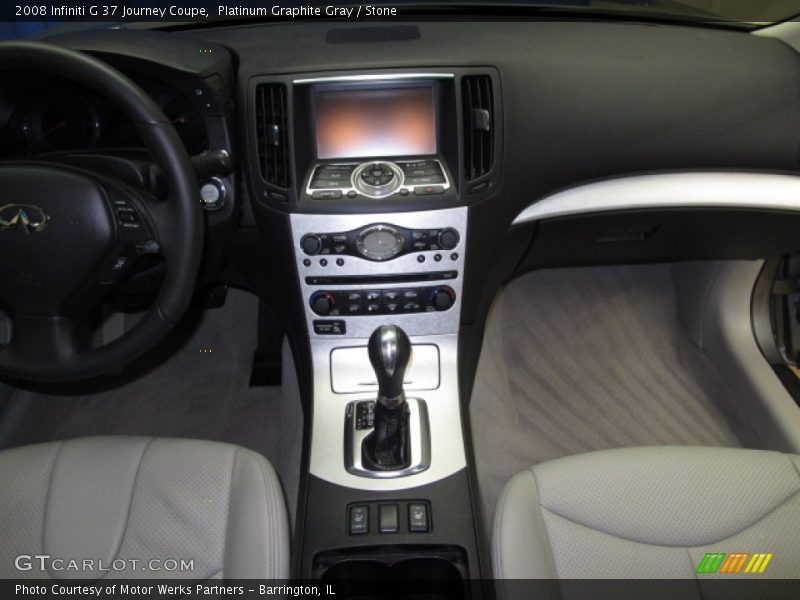 Platinum Graphite Gray / Stone 2008 Infiniti G 37 Journey Coupe