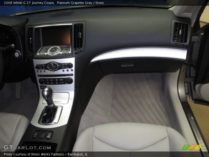 Platinum Graphite Gray / Stone 2008 Infiniti G 37 Journey Coupe