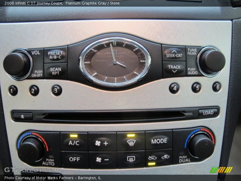 Platinum Graphite Gray / Stone 2008 Infiniti G 37 Journey Coupe
