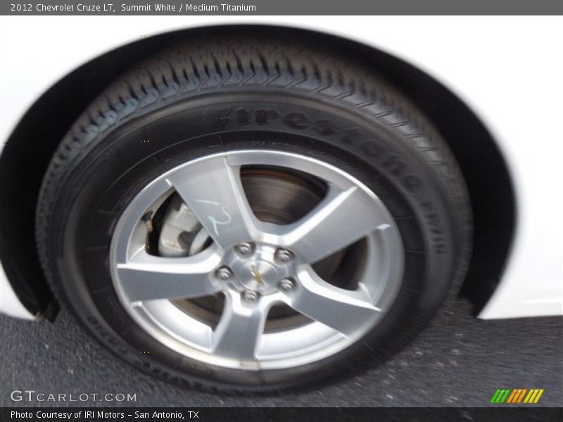 Summit White / Medium Titanium 2012 Chevrolet Cruze LT