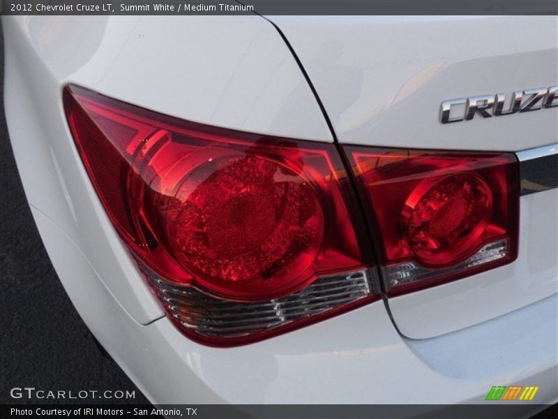 Summit White / Medium Titanium 2012 Chevrolet Cruze LT