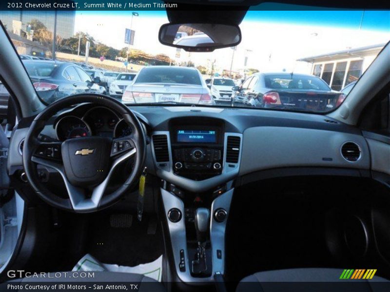 Summit White / Medium Titanium 2012 Chevrolet Cruze LT