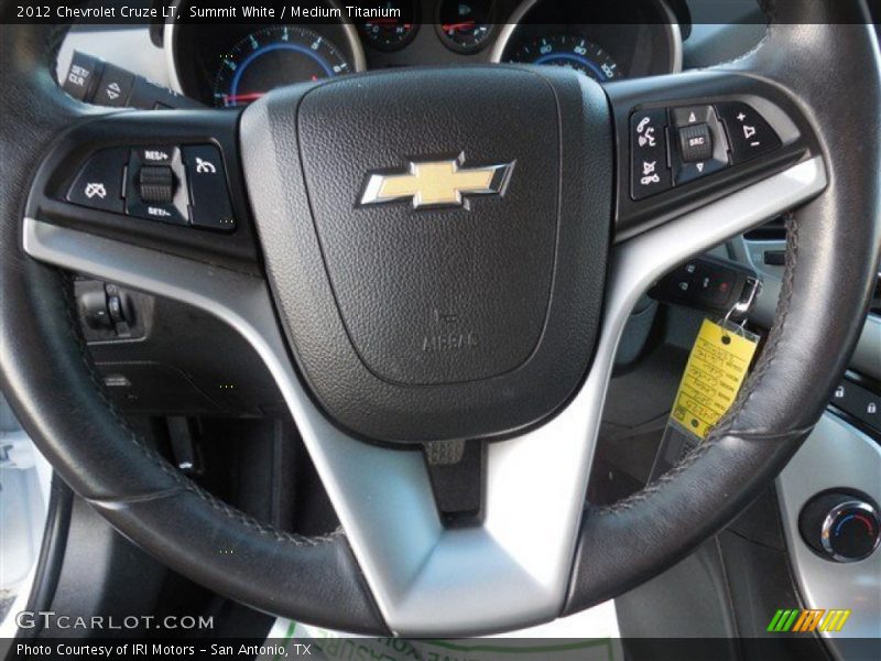 Summit White / Medium Titanium 2012 Chevrolet Cruze LT
