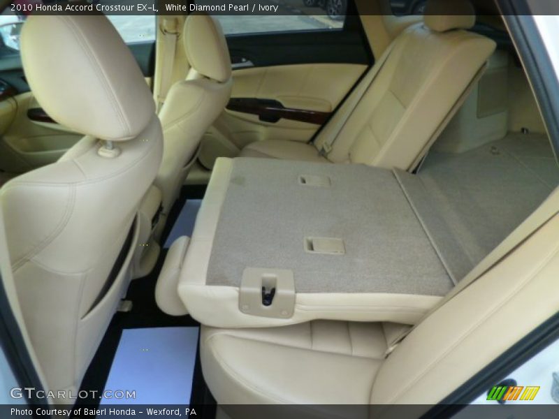 White Diamond Pearl / Ivory 2010 Honda Accord Crosstour EX-L