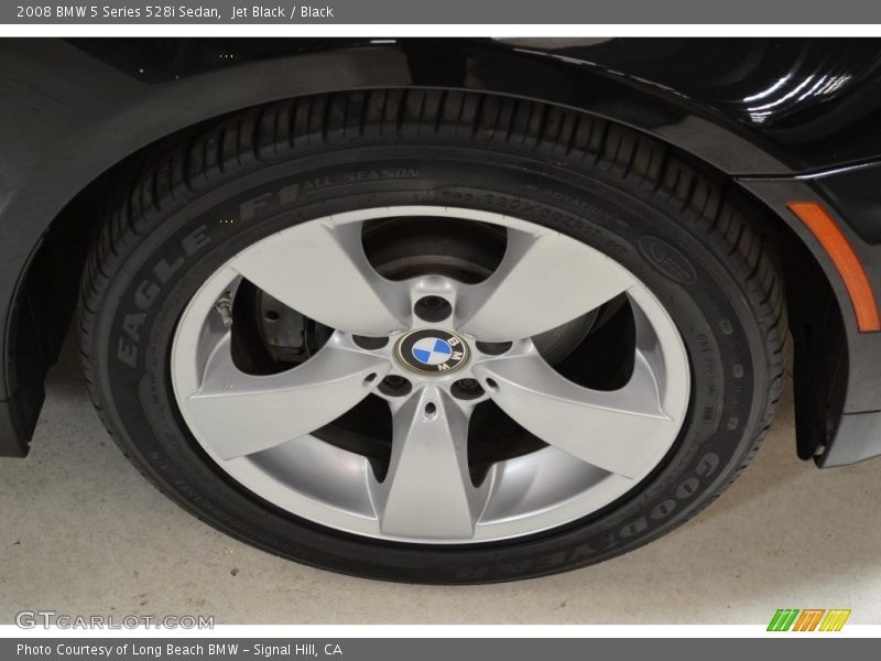 Jet Black / Black 2008 BMW 5 Series 528i Sedan