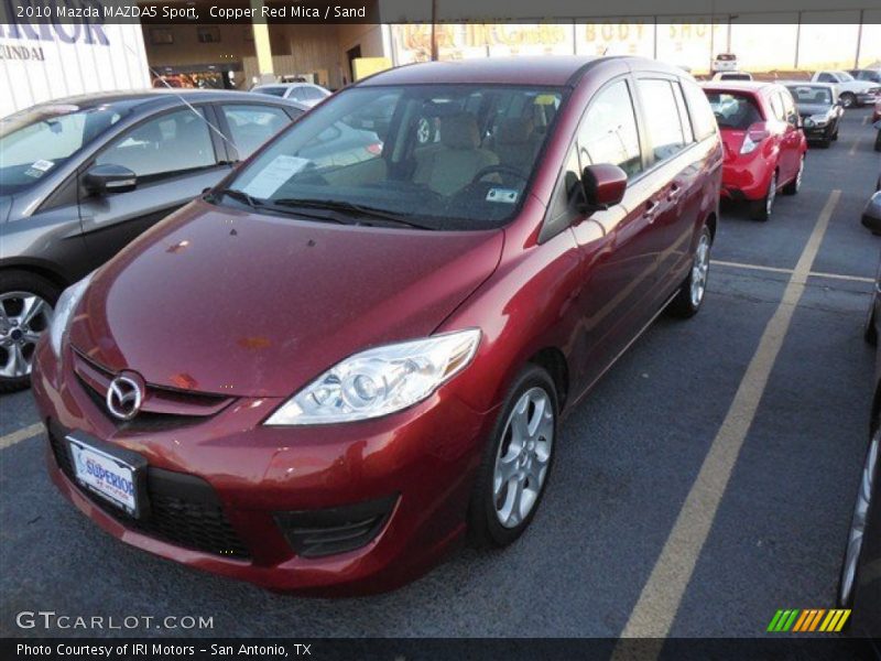 Copper Red Mica / Sand 2010 Mazda MAZDA5 Sport