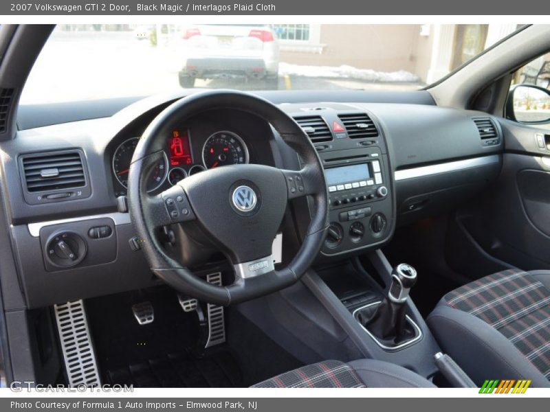 Black Magic / Interlagos Plaid Cloth 2007 Volkswagen GTI 2 Door