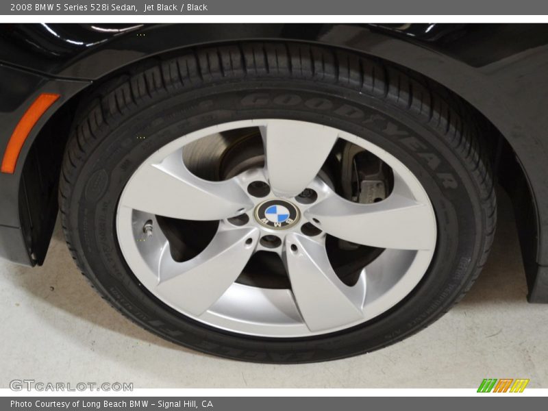 Jet Black / Black 2008 BMW 5 Series 528i Sedan