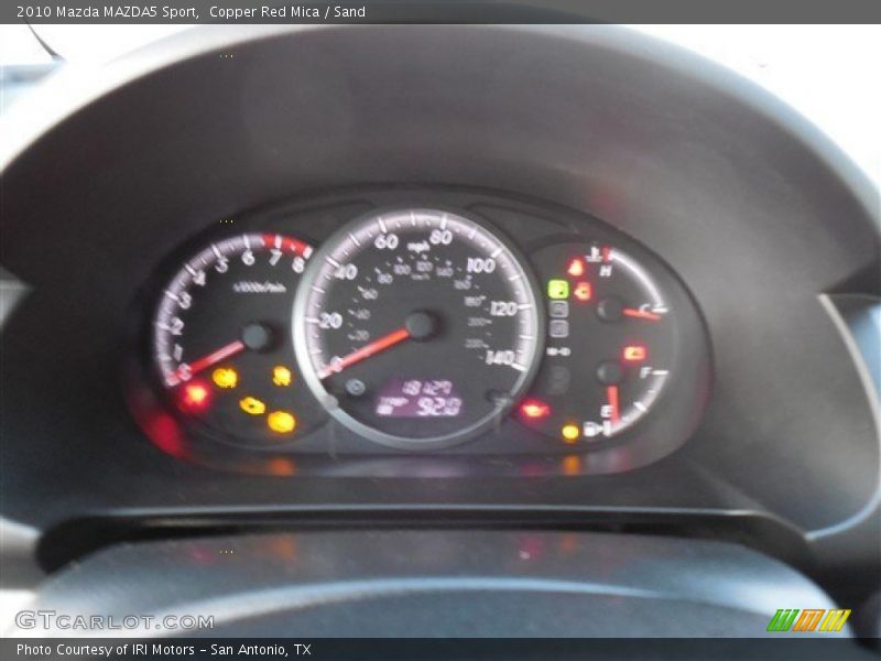 Copper Red Mica / Sand 2010 Mazda MAZDA5 Sport