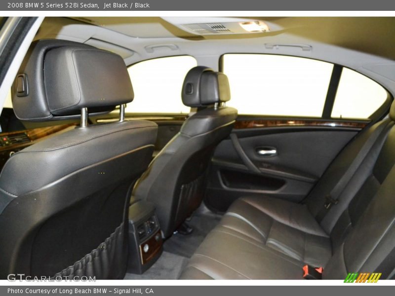 Jet Black / Black 2008 BMW 5 Series 528i Sedan