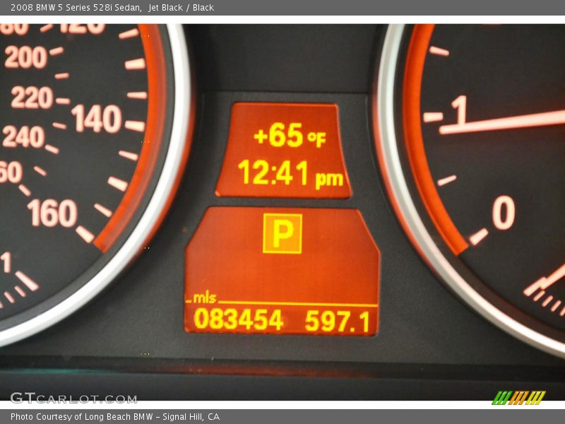 Jet Black / Black 2008 BMW 5 Series 528i Sedan