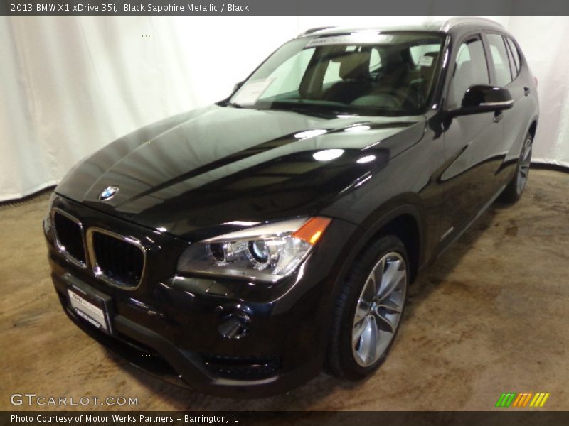 Black Sapphire Metallic / Black 2013 BMW X1 xDrive 35i