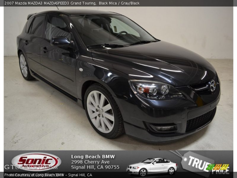 Black Mica / Gray/Black 2007 Mazda MAZDA3 MAZDASPEED3 Grand Touring