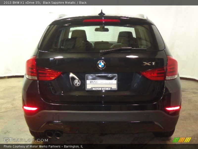 Black Sapphire Metallic / Black 2013 BMW X1 xDrive 35i