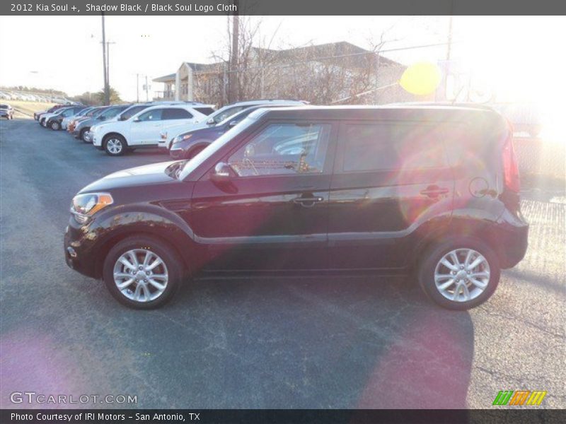 Shadow Black / Black Soul Logo Cloth 2012 Kia Soul +