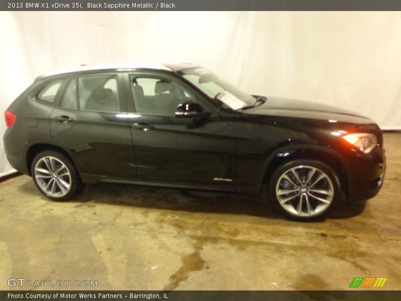 Black Sapphire Metallic / Black 2013 BMW X1 xDrive 35i