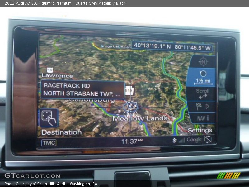 Navigation of 2012 A7 3.0T quattro Premium