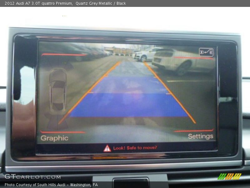 Quartz Grey Metallic / Black 2012 Audi A7 3.0T quattro Premium