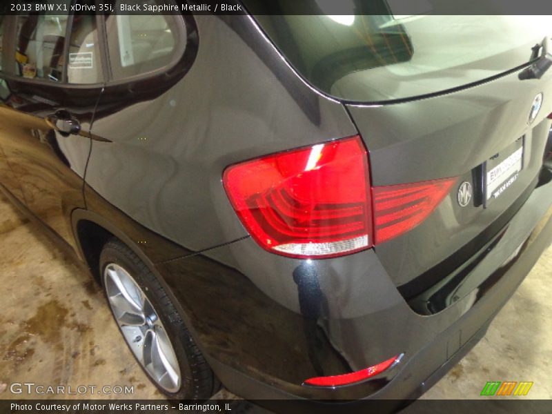 Black Sapphire Metallic / Black 2013 BMW X1 xDrive 35i