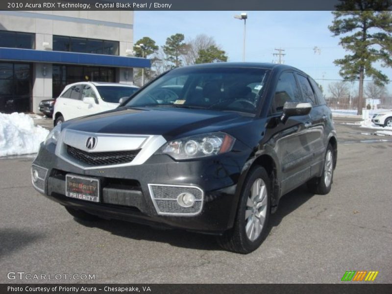 Crystal Black Pearl / Ebony 2010 Acura RDX Technology