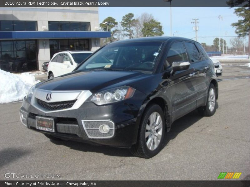 Crystal Black Pearl / Ebony 2010 Acura RDX Technology