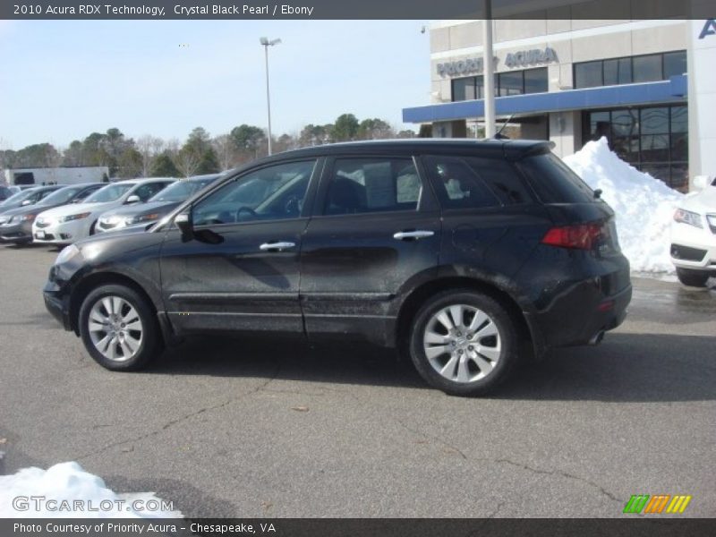 Crystal Black Pearl / Ebony 2010 Acura RDX Technology