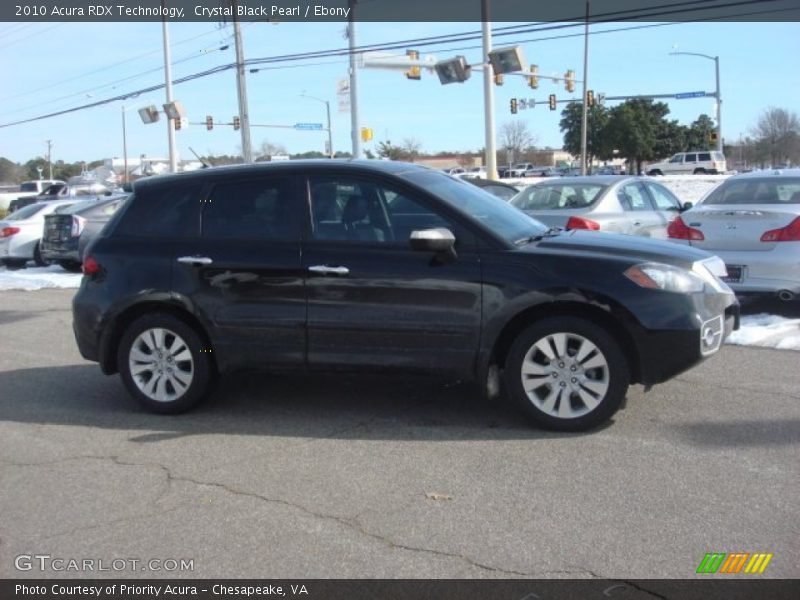 Crystal Black Pearl / Ebony 2010 Acura RDX Technology