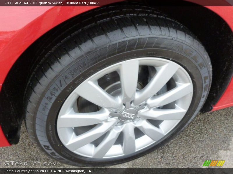 Brilliant Red / Black 2013 Audi A4 2.0T quattro Sedan