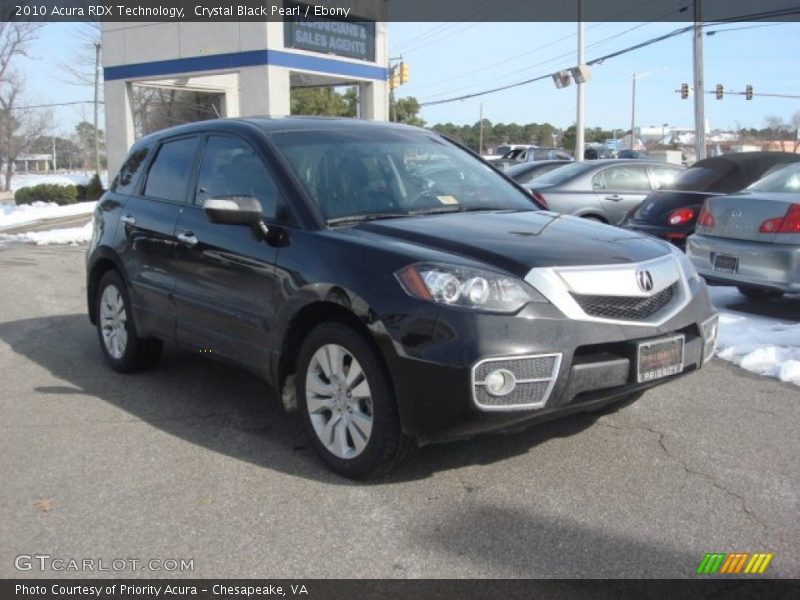 Crystal Black Pearl / Ebony 2010 Acura RDX Technology