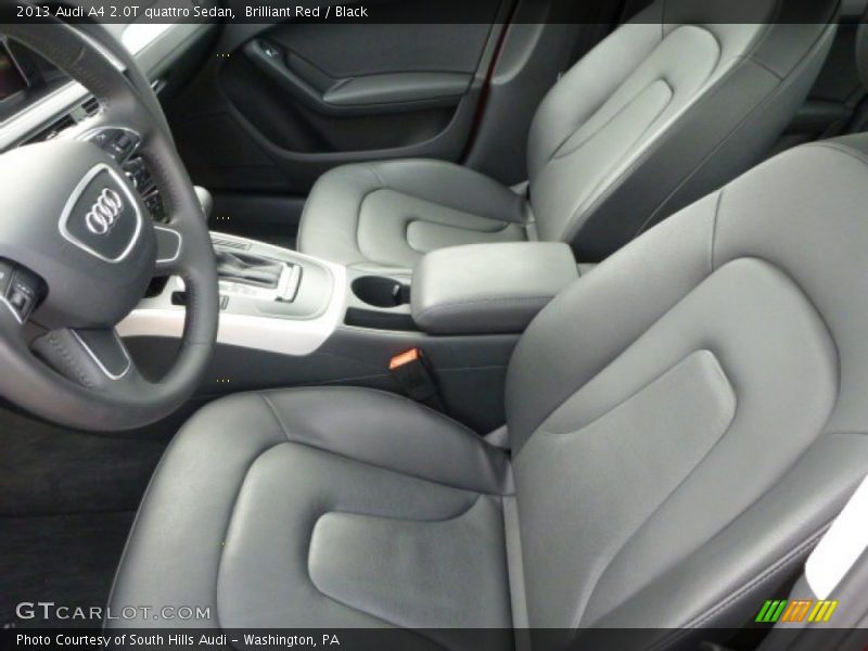 Brilliant Red / Black 2013 Audi A4 2.0T quattro Sedan