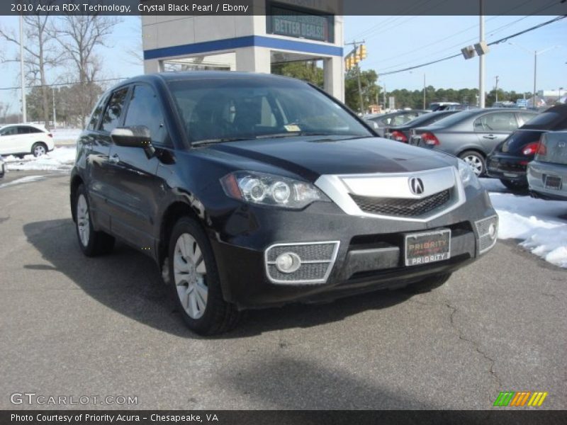 Crystal Black Pearl / Ebony 2010 Acura RDX Technology