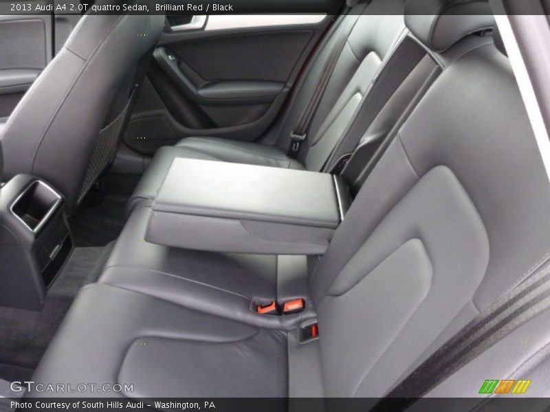 Brilliant Red / Black 2013 Audi A4 2.0T quattro Sedan