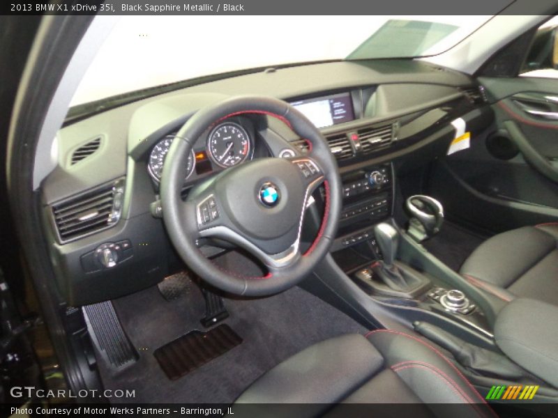 Black Interior - 2013 X1 xDrive 35i 