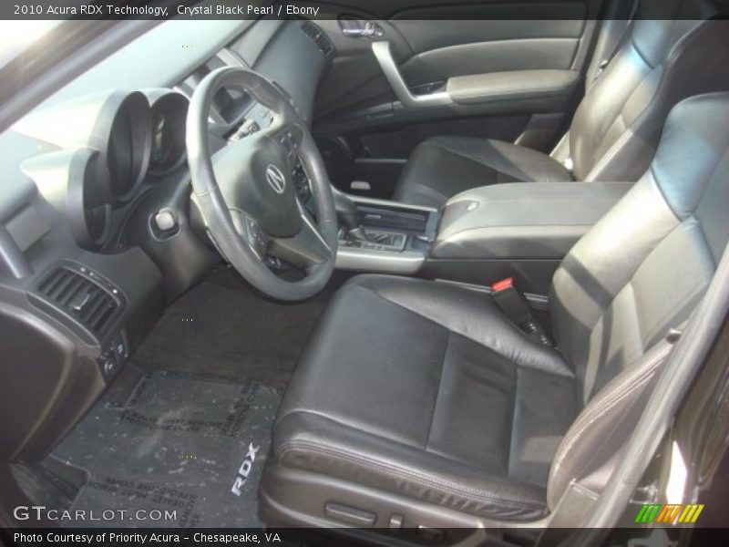Crystal Black Pearl / Ebony 2010 Acura RDX Technology