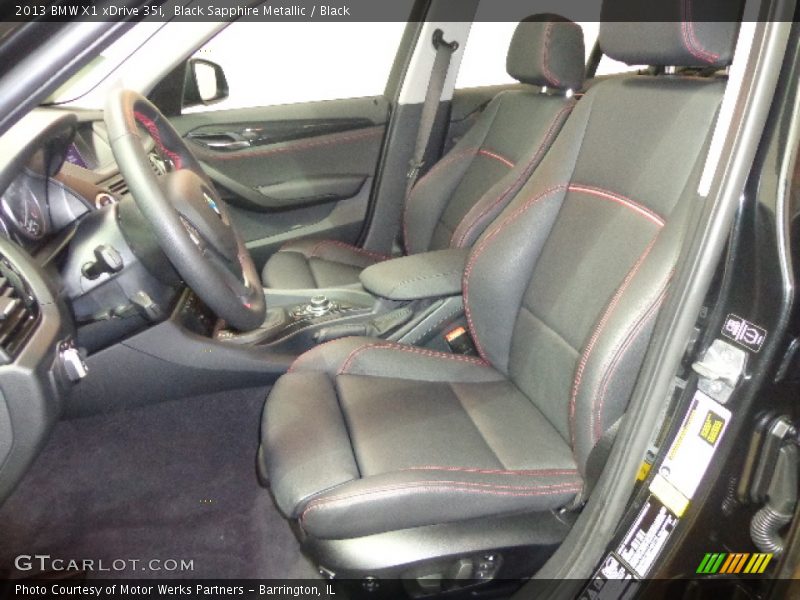 Front Seat of 2013 X1 xDrive 35i