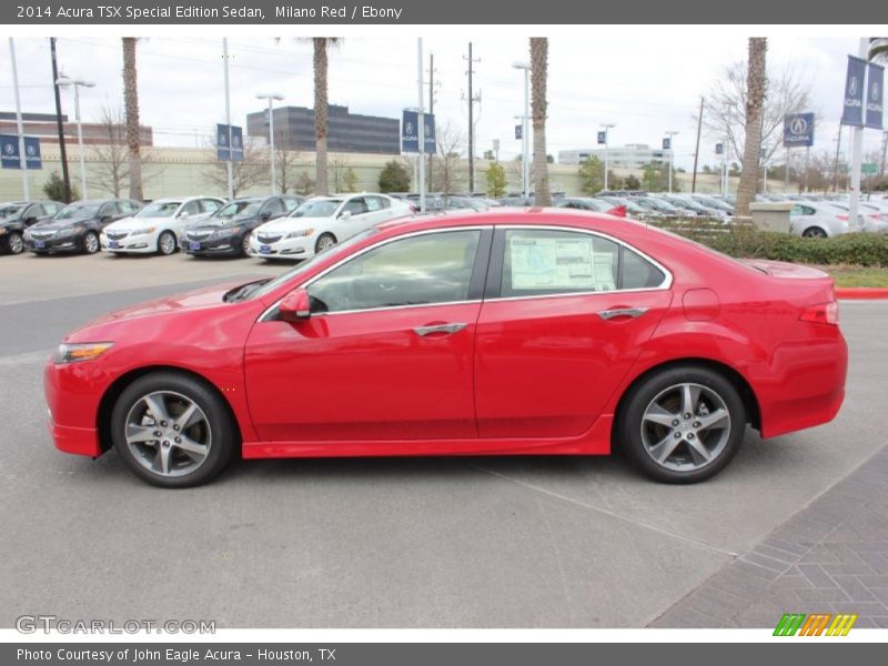 Milano Red / Ebony 2014 Acura TSX Special Edition Sedan