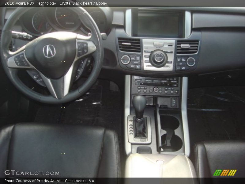 Crystal Black Pearl / Ebony 2010 Acura RDX Technology