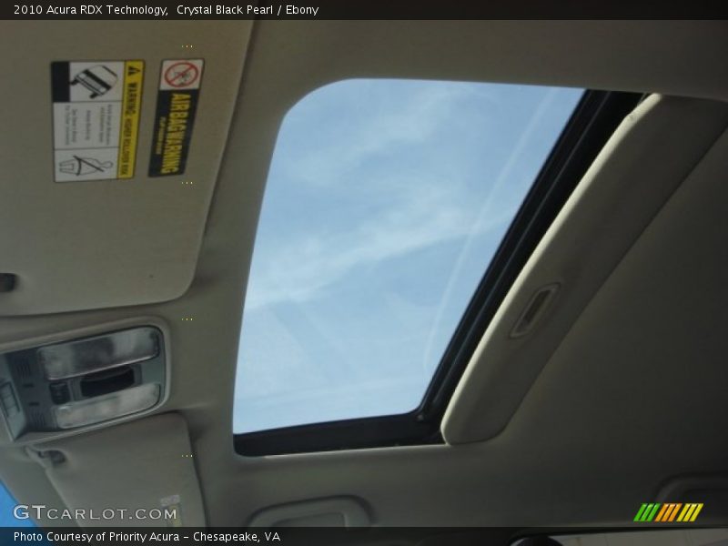 Crystal Black Pearl / Ebony 2010 Acura RDX Technology