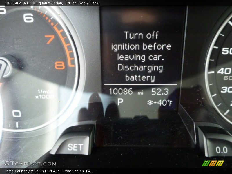 Brilliant Red / Black 2013 Audi A4 2.0T quattro Sedan