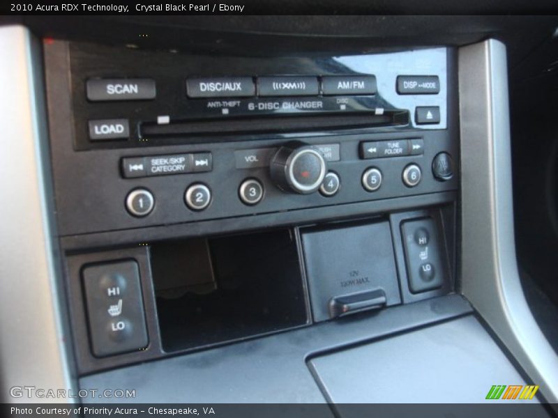 Crystal Black Pearl / Ebony 2010 Acura RDX Technology