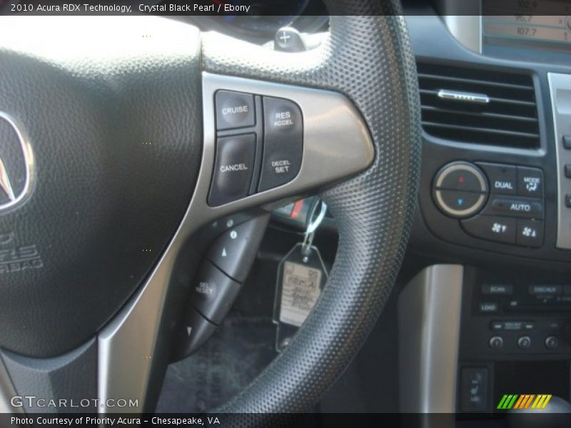 Crystal Black Pearl / Ebony 2010 Acura RDX Technology